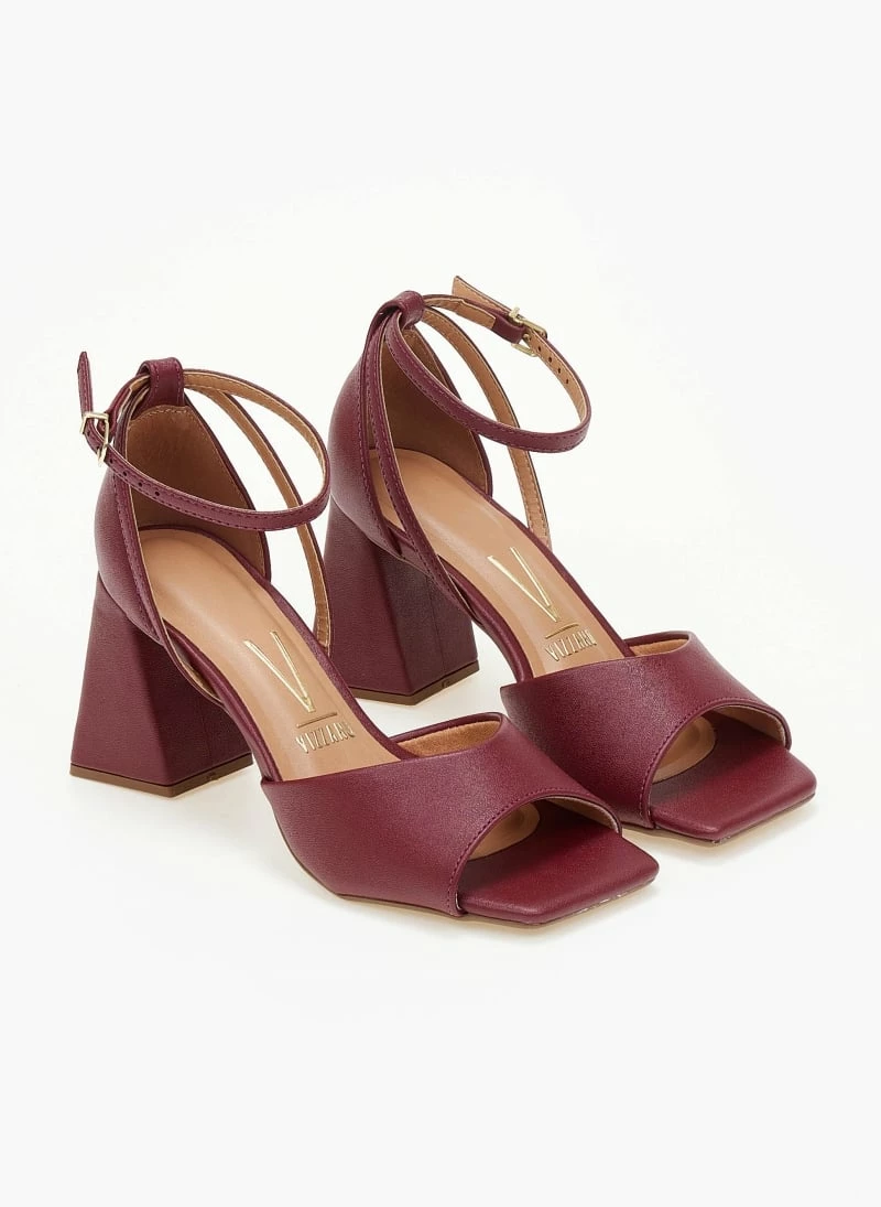 Πέδιλα με τακούνι καμπάνα VIZZANO 6464.106 - Μπορντό - Image 3