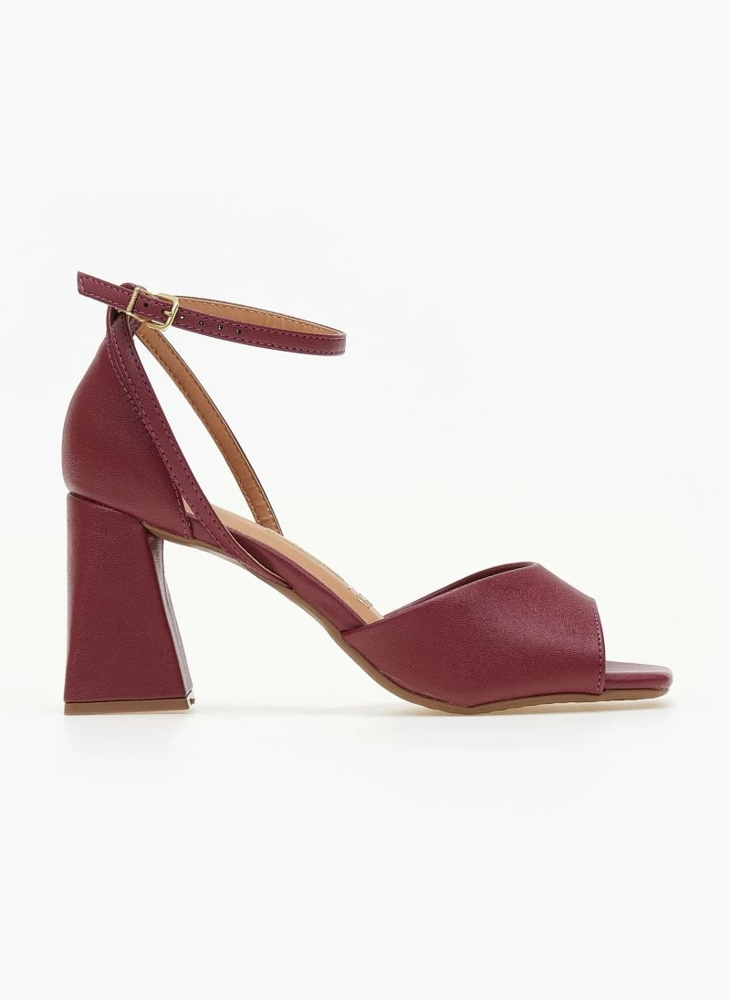 Πέδιλα με τακούνι καμπάνα VIZZANO 6464.106 - Μπορντό - Image 2
