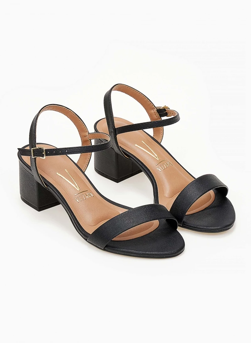 Πέδιλα με χαμηλό τακούνι και μπαρέτα VIZZANO 6291.900 - Μαύρο - Image 3