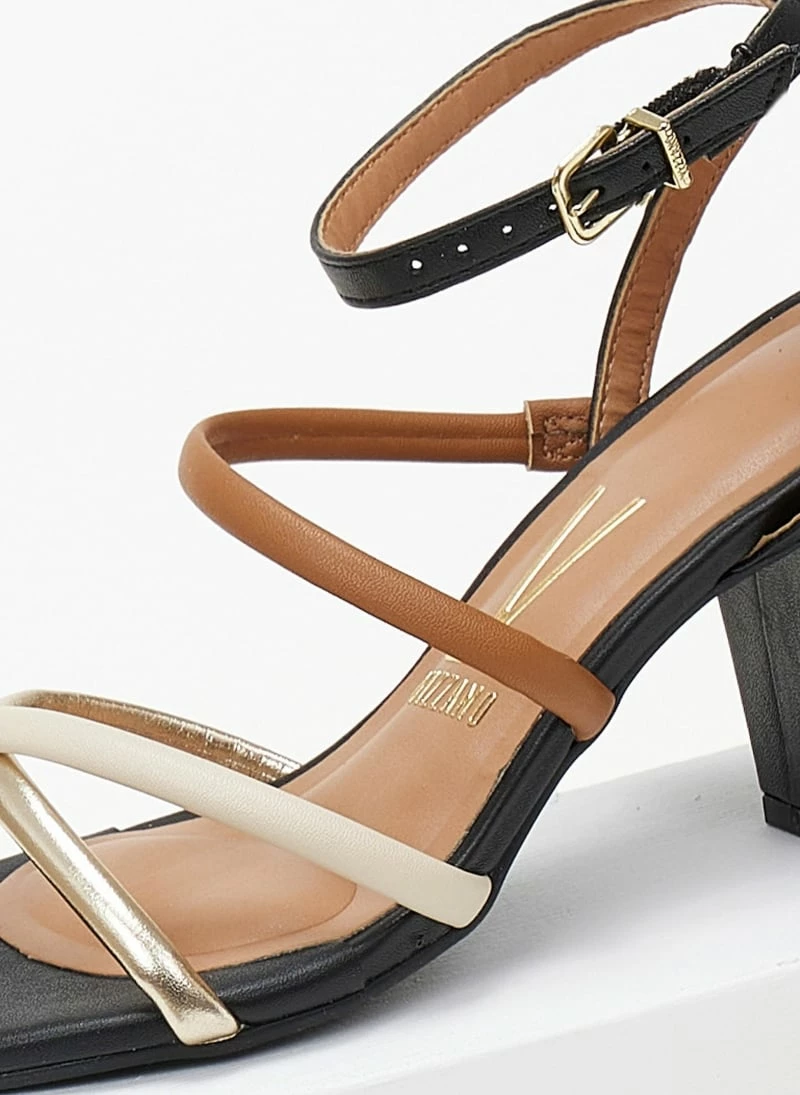 Πέδιλα με χιαστί λουράκια VIZZANO 6262.1001 - Μαύρο - Image 3