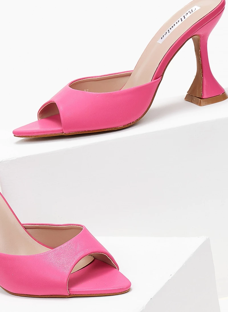 The Fashion Project Mules μυτερά με ιδιαίτερο τακούνι - Φούξια - Image 2