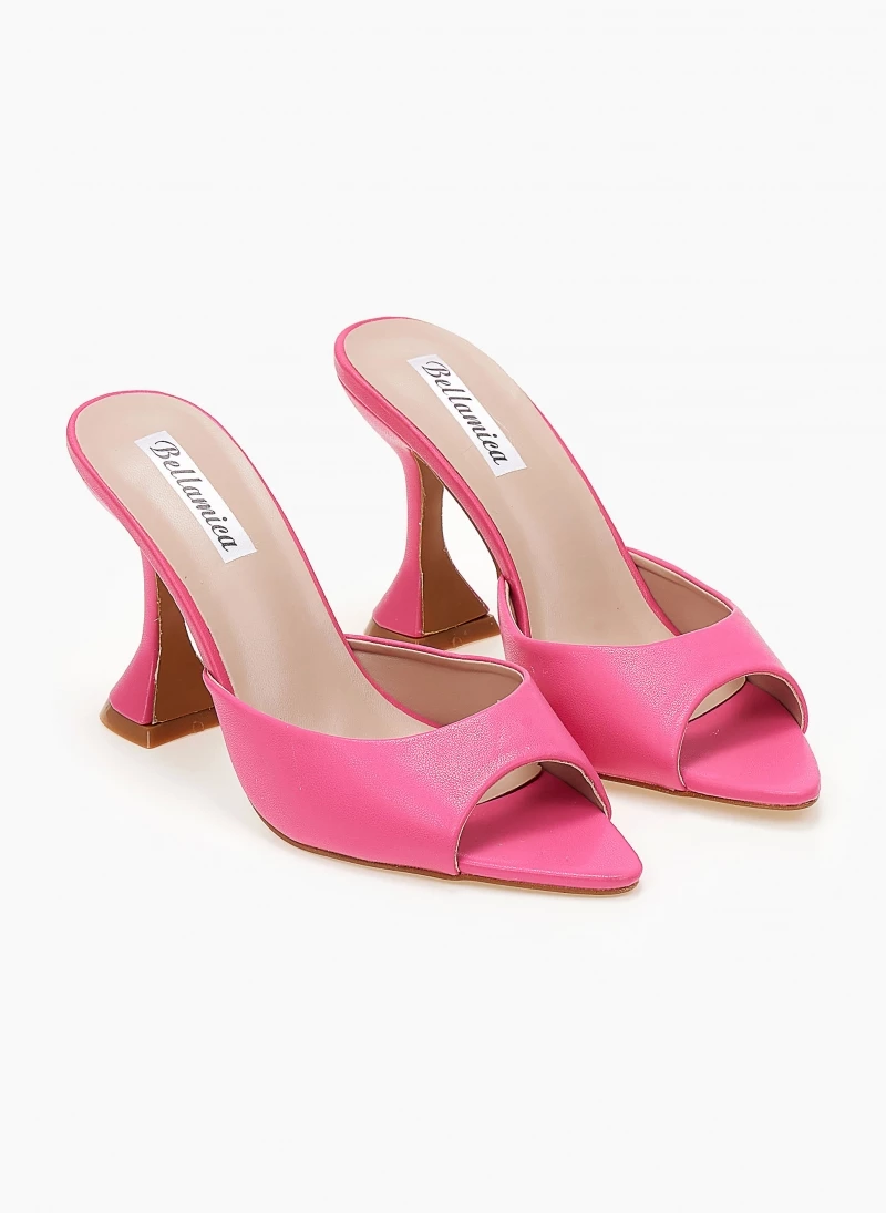 The Fashion Project Mules μυτερά με ιδιαίτερο τακούνι - Φούξια - Image 3