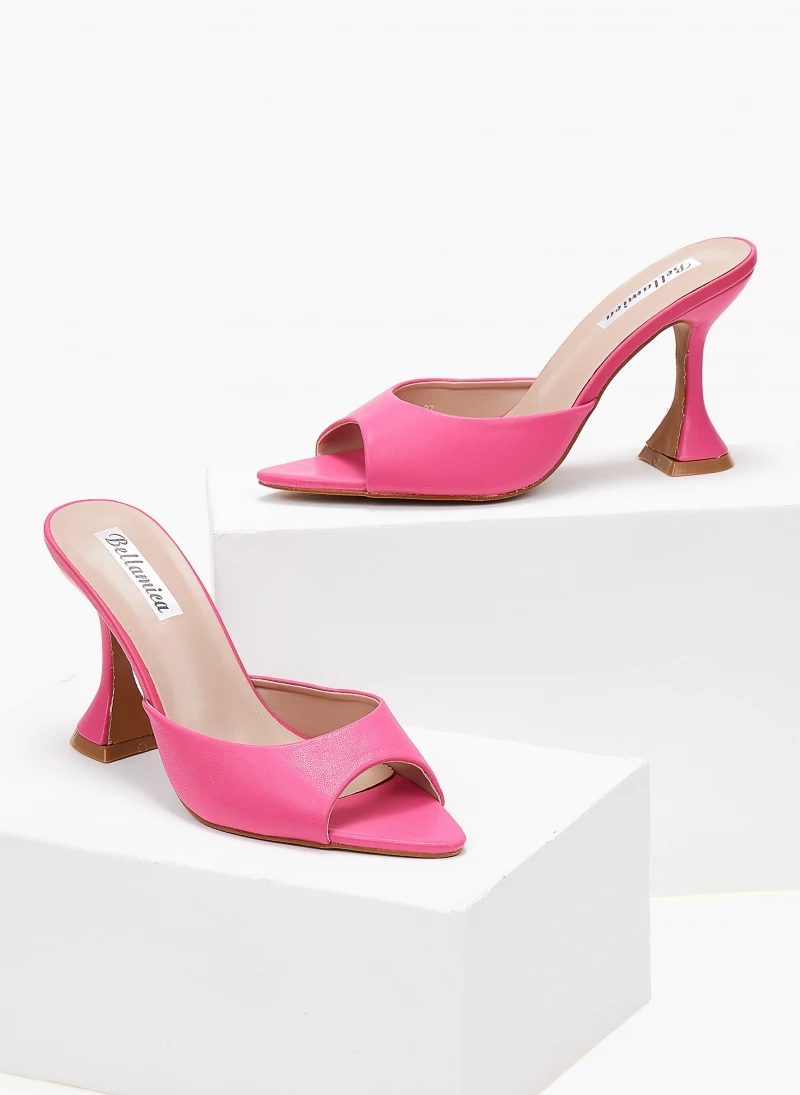 The Fashion Project Mules μυτερά με ιδιαίτερο τακούνι - Φούξια - Image 4