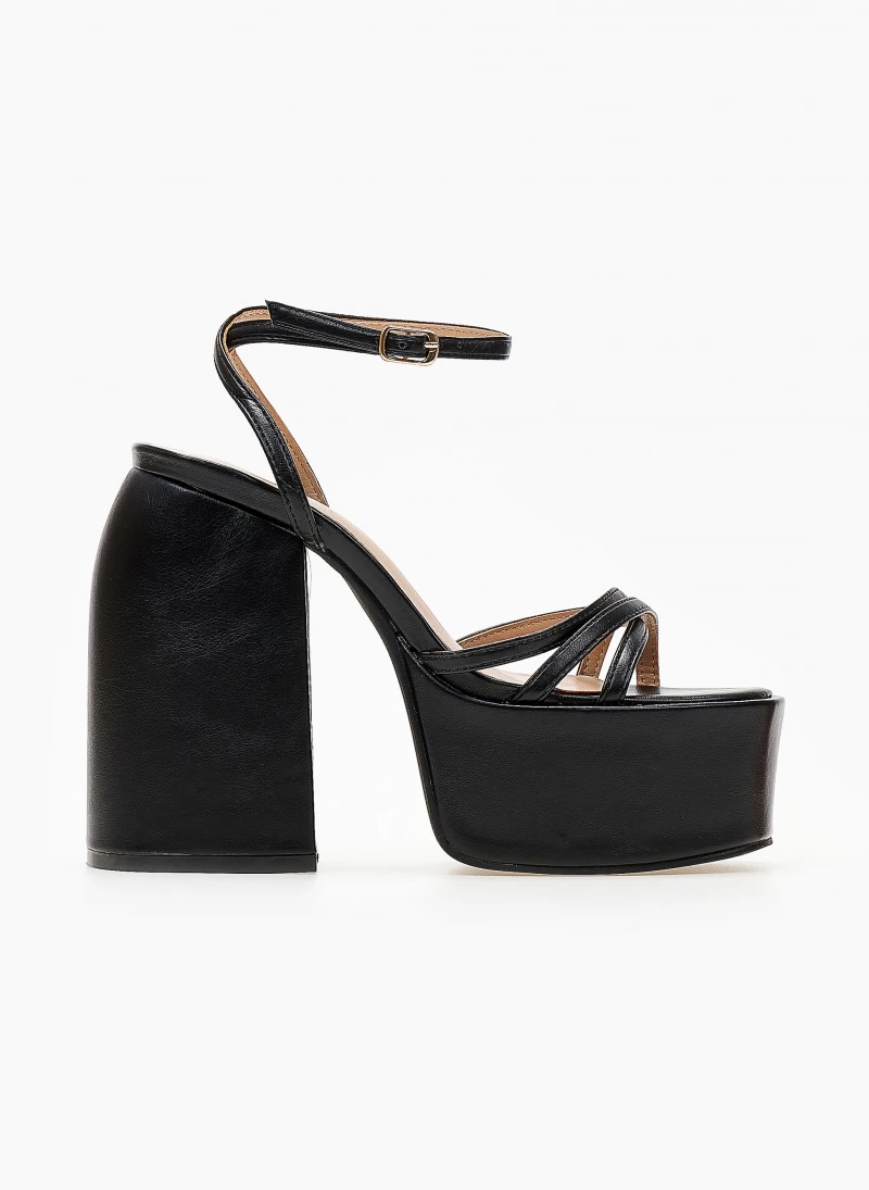 The Fashion Project Πέδιλα Platform με μπαρέτα - Μαύρο - Image 2