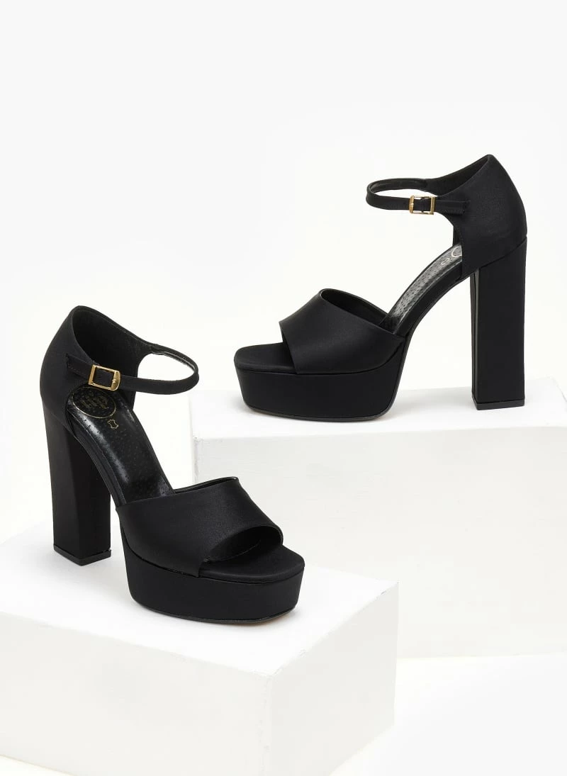 Πέδιλα Platform με μπαρέτα TFP - Μαύρο - Image 10