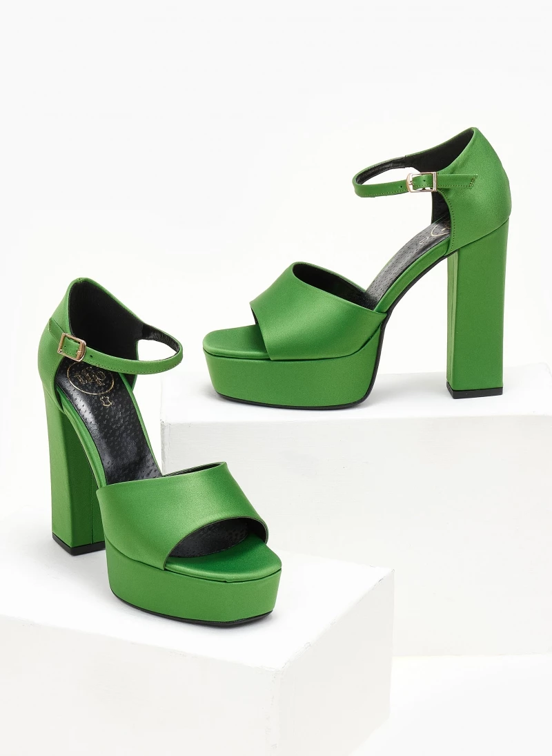 Πέδιλα Platform με μπαρέτα TFP - Πράσινο - Image 7