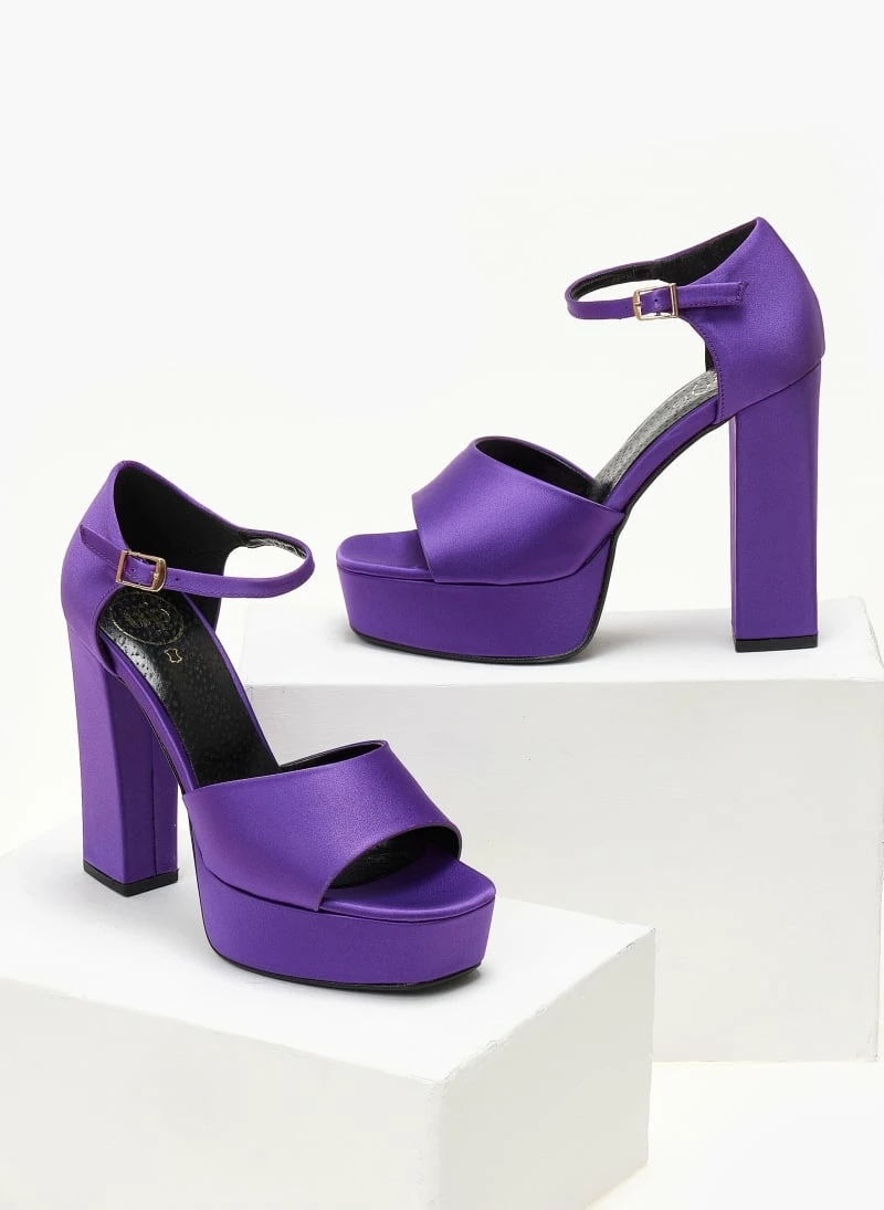 Πέδιλα Platform με μπαρέτα TFP - Μωβ - Image 5