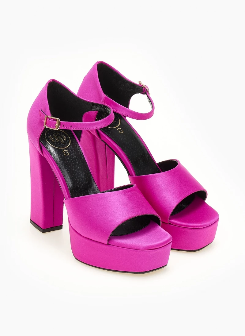 Πέδιλα Platform με μπαρέτα TFP - Magenta - Image 11