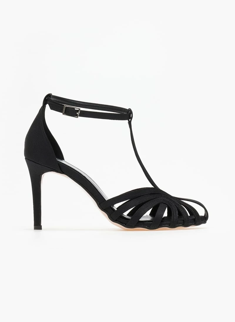 Πέδιλα σατέν με ρετρό σχέδιο Tfp Exclusive - Μαύρο - Image 2