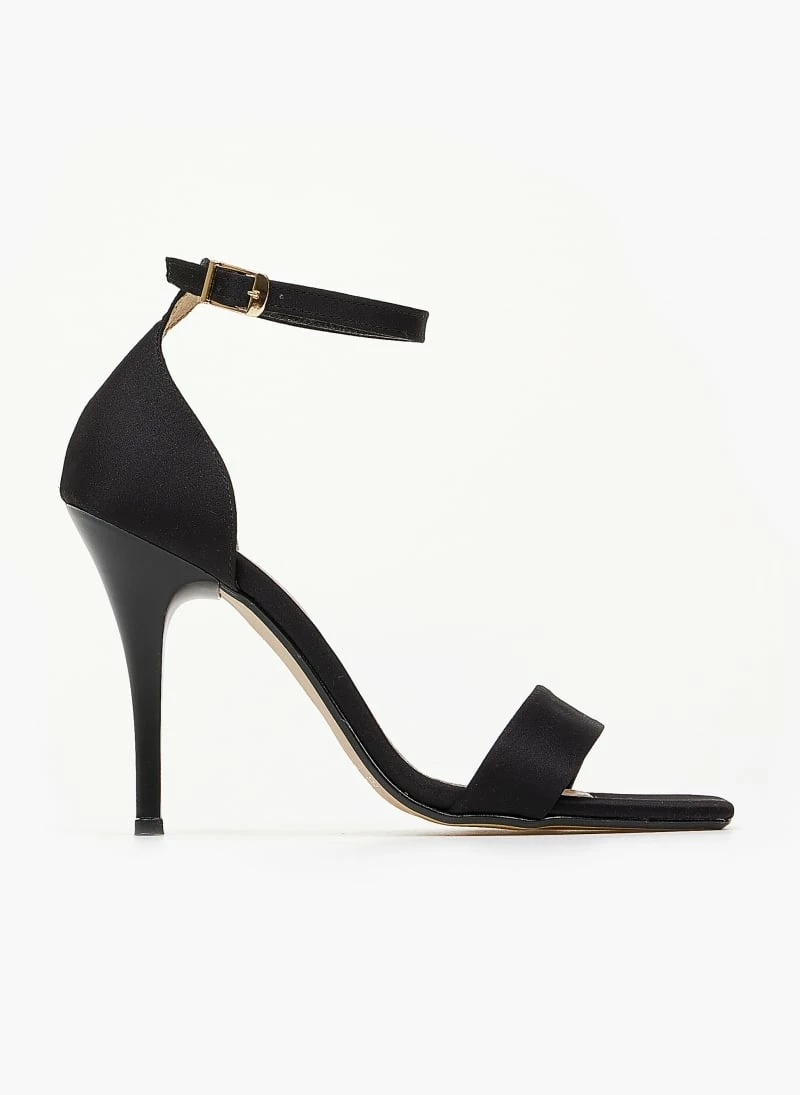 Πέδιλα σατέν TFP με μπαρέτα - Μαύρο - Image 2