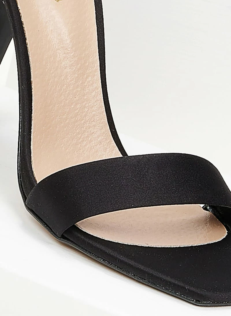 Πέδιλα σατέν TFP με μπαρέτα - Μαύρο - Image 5