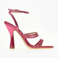 The Fashion Project Πέδιλα σε μεταλλικά χρώματα - Φούξια