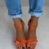 Πέδιλα TFP με διπλό λουράκι - Πορτοκαλί