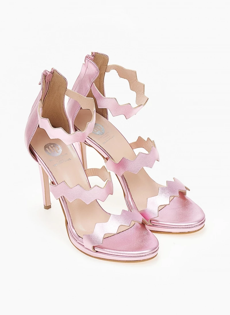 Πέδιλα TFP με φερμουάρ στο πίσω μέρος - Ροζ - Image 5