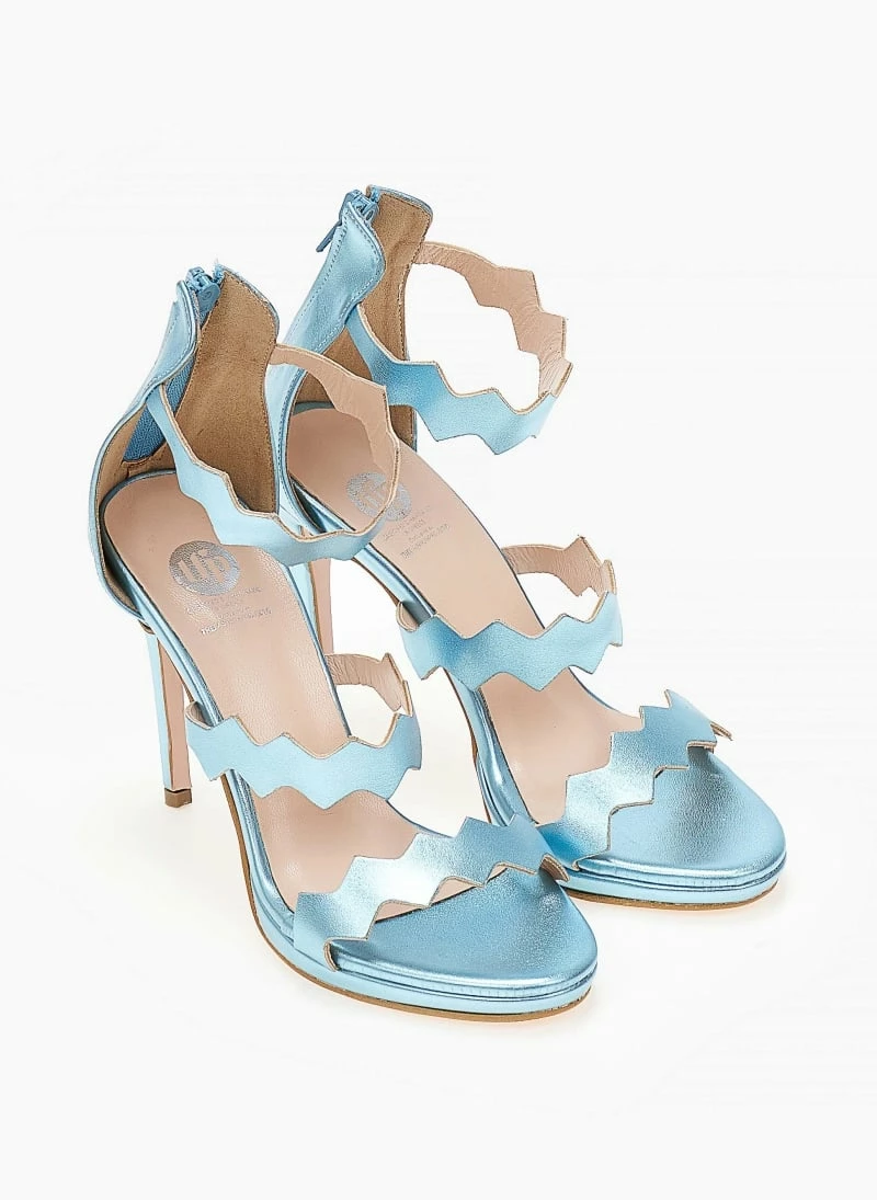 Πέδιλα TFP με φερμουάρ στο πίσω μέρος - Γαλάζιο - Image 6