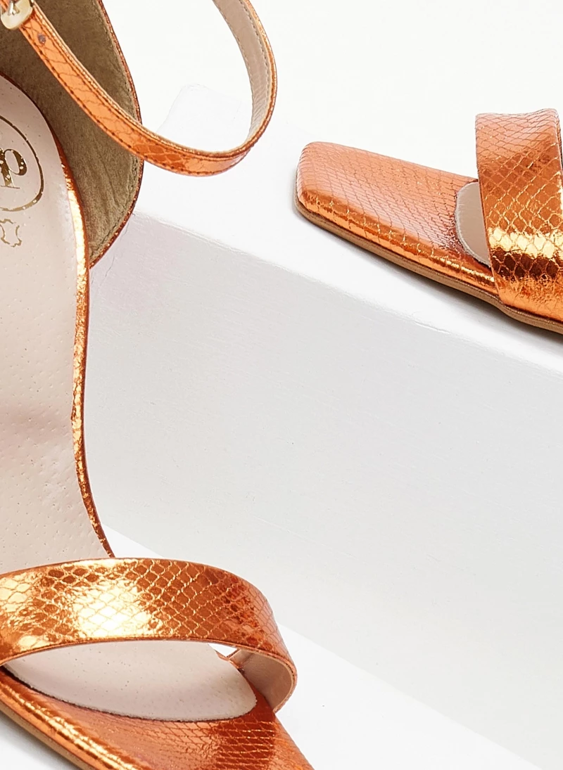 Πέδιλα TFP με κλειστή φτέρνα - Πορτοκαλί - Image 3