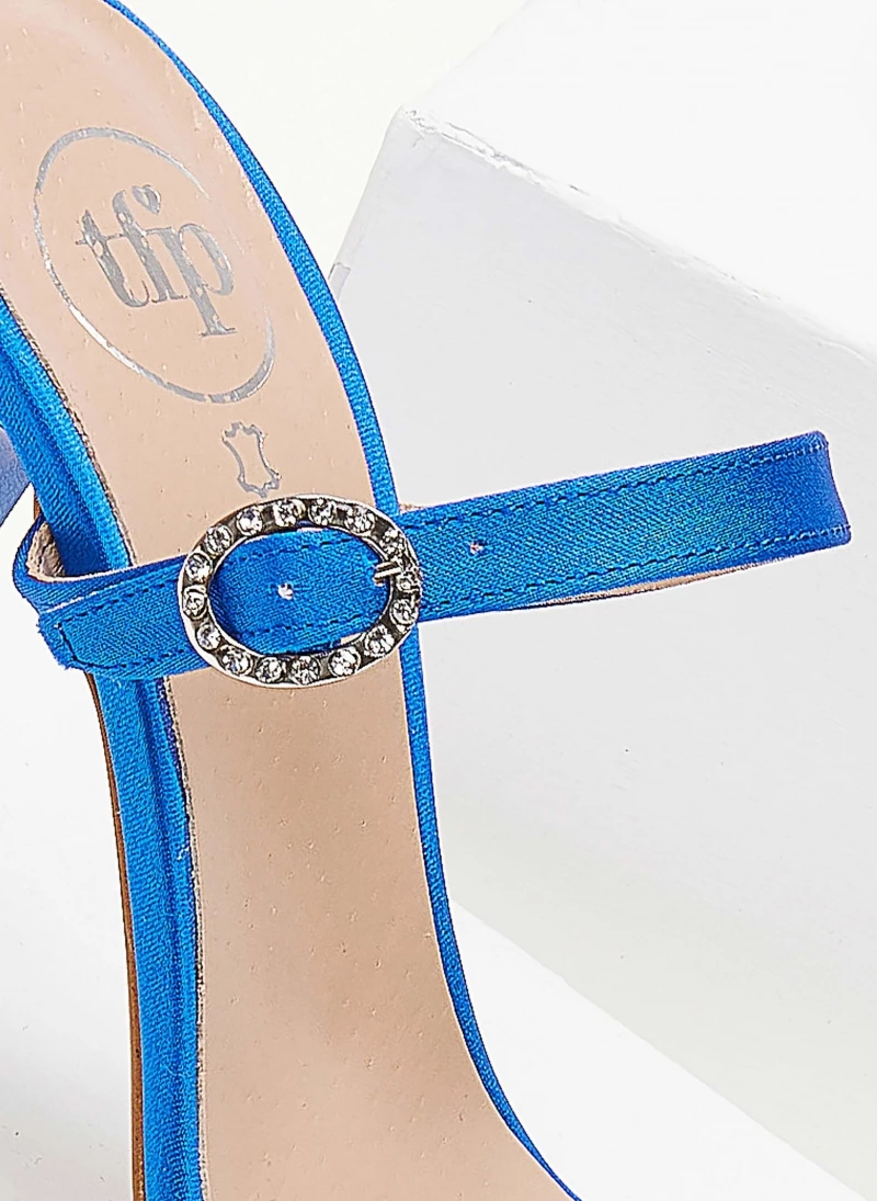 Πέδιλα TFP με λεπτά λουράκια - Μπλε - Image 3