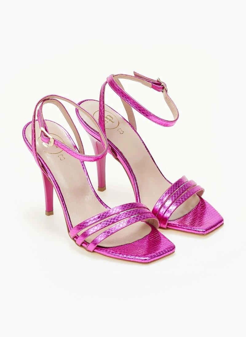 Πέδιλα TFP με Patten φίδι - Φούξια - Image 5