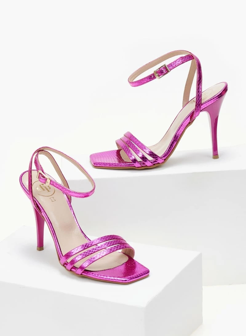 Πέδιλα TFP με Patten φίδι - Φούξια - Image 7