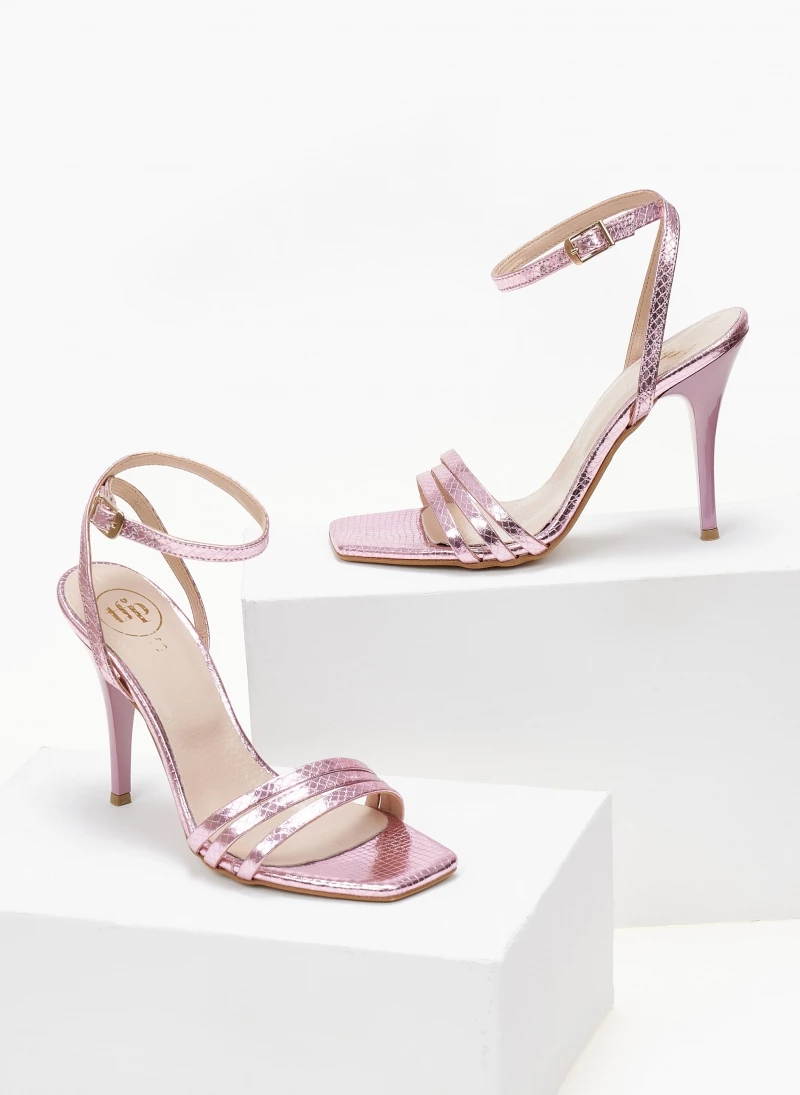 Πέδιλα TFP με Patten φίδι - Ροζ - Image 2