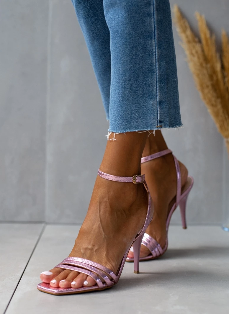 Πέδιλα TFP με Patten φίδι - Ροζ