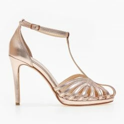 Πέδιλα TFP ρετρό σε μεταλλικές αποχρώσεις - Χαλκός