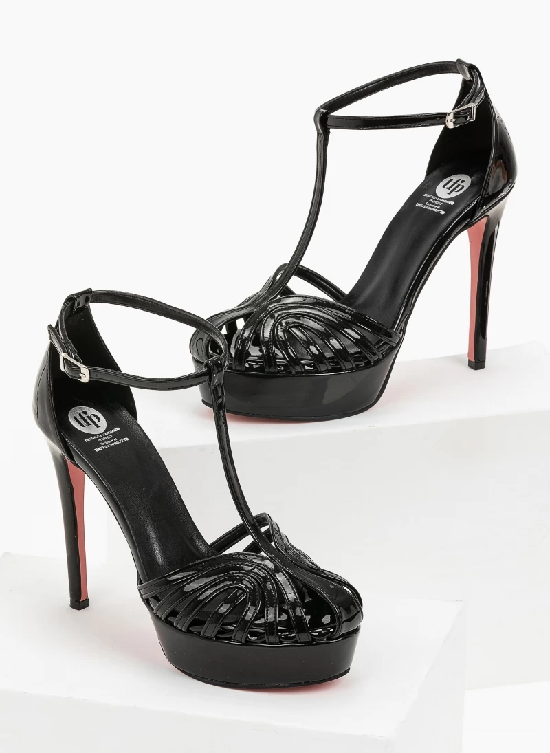 Πέδιλα λουστρίνι με φιάπα Tfp - Μαύρο - Image 2