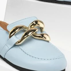 The Fashion Project Σαμπώ με Oversized μεταλλικούς κρίκους - Γαλάζιο