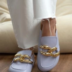 The Fashion Project Σαμπώ με Oversized μεταλλικούς κρίκους - Λιλά