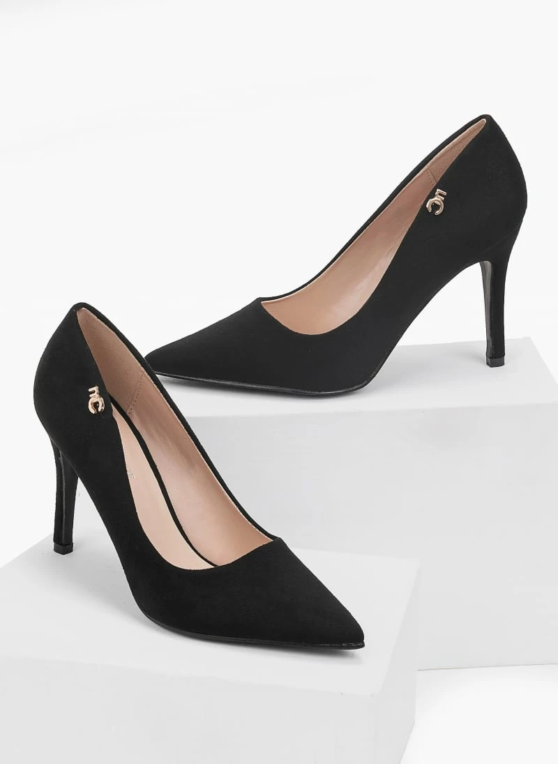 The Fashion Project Γόβες Suede μυτερές - Μαύρο - Image 3