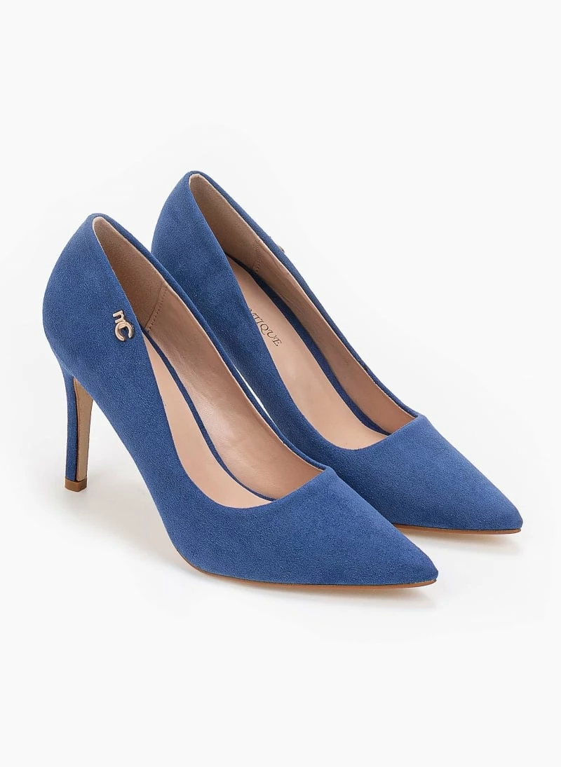 The Fashion Project Γόβες Suede μυτερές - Μπλε - Image 2