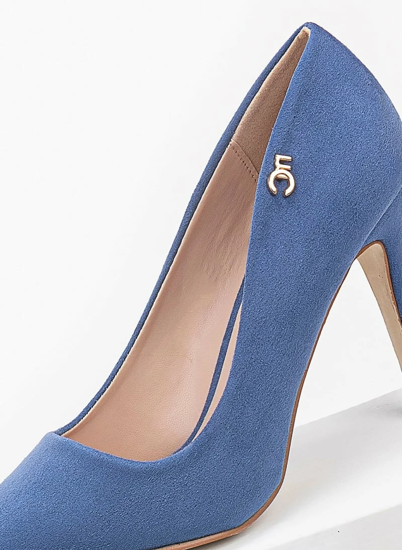 The Fashion Project Γόβες Suede μυτερές - Μπλε - Image 3