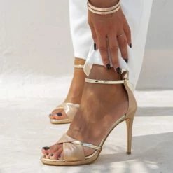 Estil Tfp πέδιλα με μπαρέτα - Χρυσό