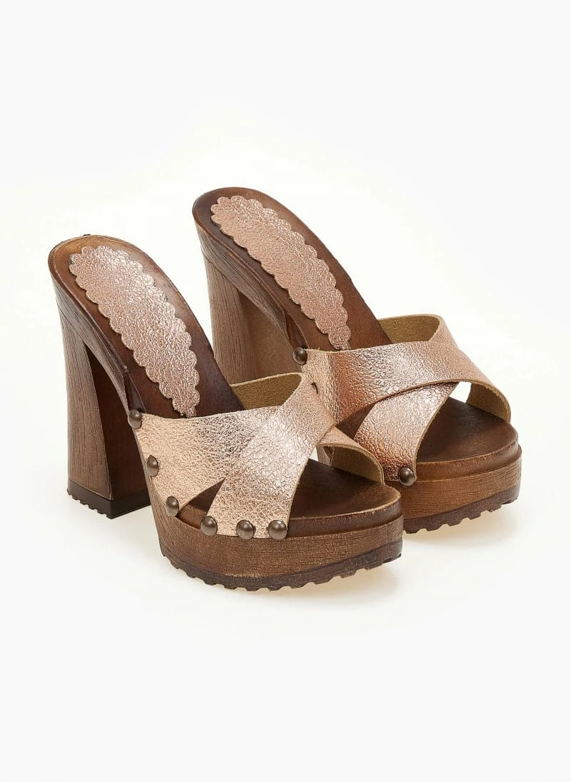 The Fashion Project Τσόκαρα σε μεταλλικά χρώματα - Χαλκός - Image 3