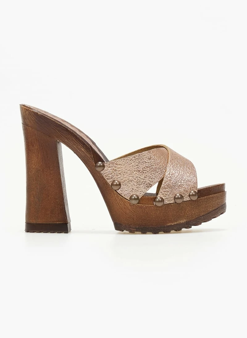 The Fashion Project Τσόκαρα σε μεταλλικά χρώματα - Χαλκός