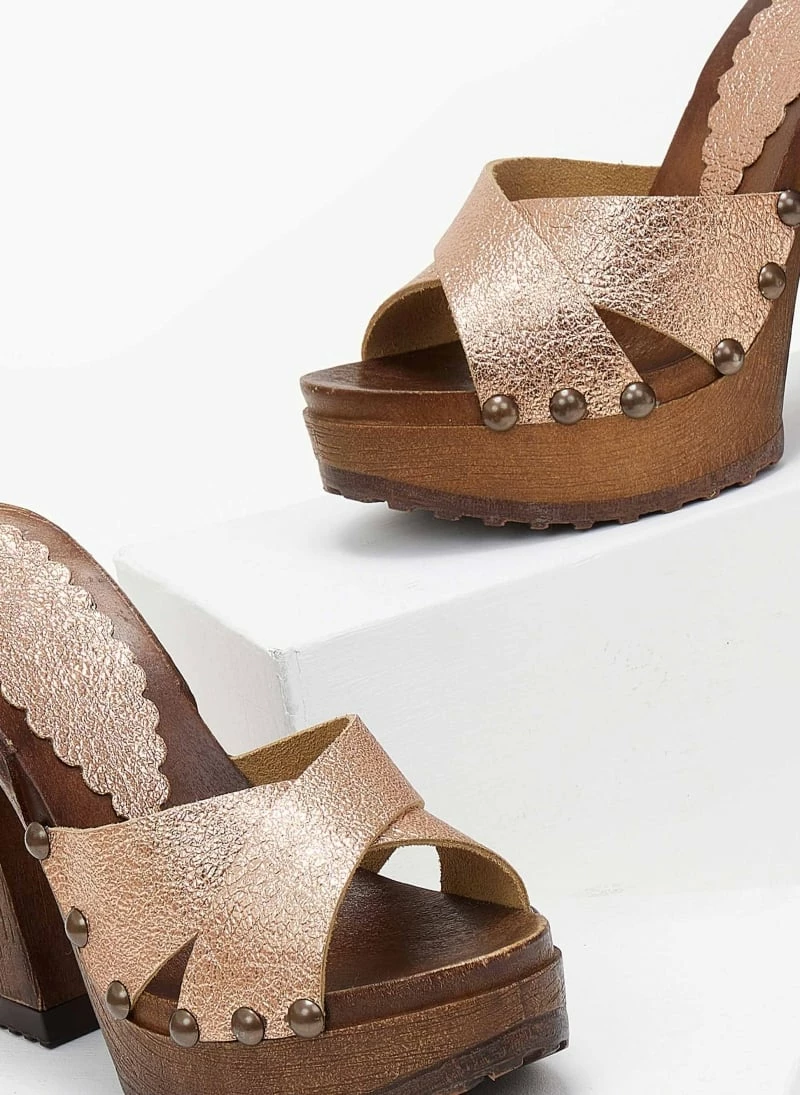 The Fashion Project Τσόκαρα σε μεταλλικά χρώματα - Χαλκός - Image 2